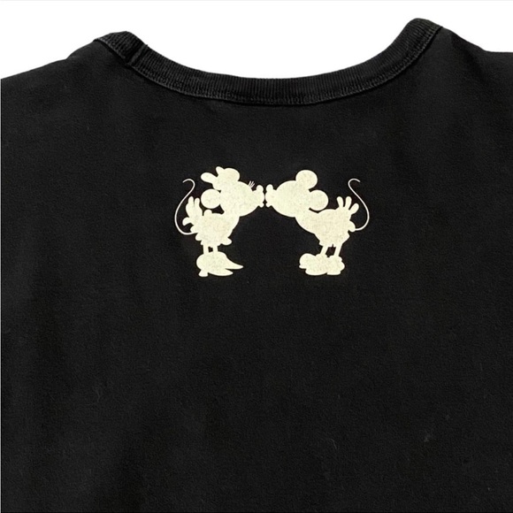 Disney x Champion Mickey Mouse T-Shirt Adult M Black Retro Cartoon Graphic Tee - Picture 4 of 9